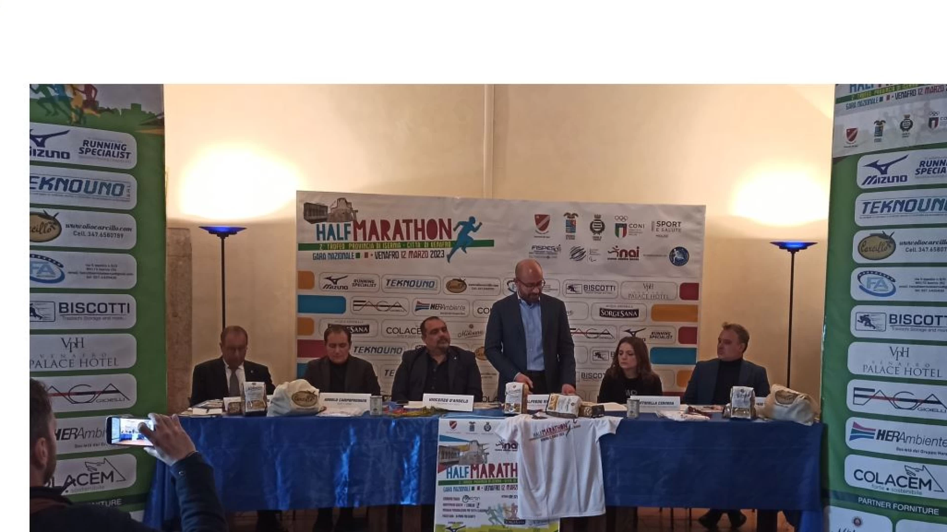 Presentata la seconda Mezza Maratona Provincia di Isernia-Citta di Venafro. Domenica 12 marzo l’appuntamento.